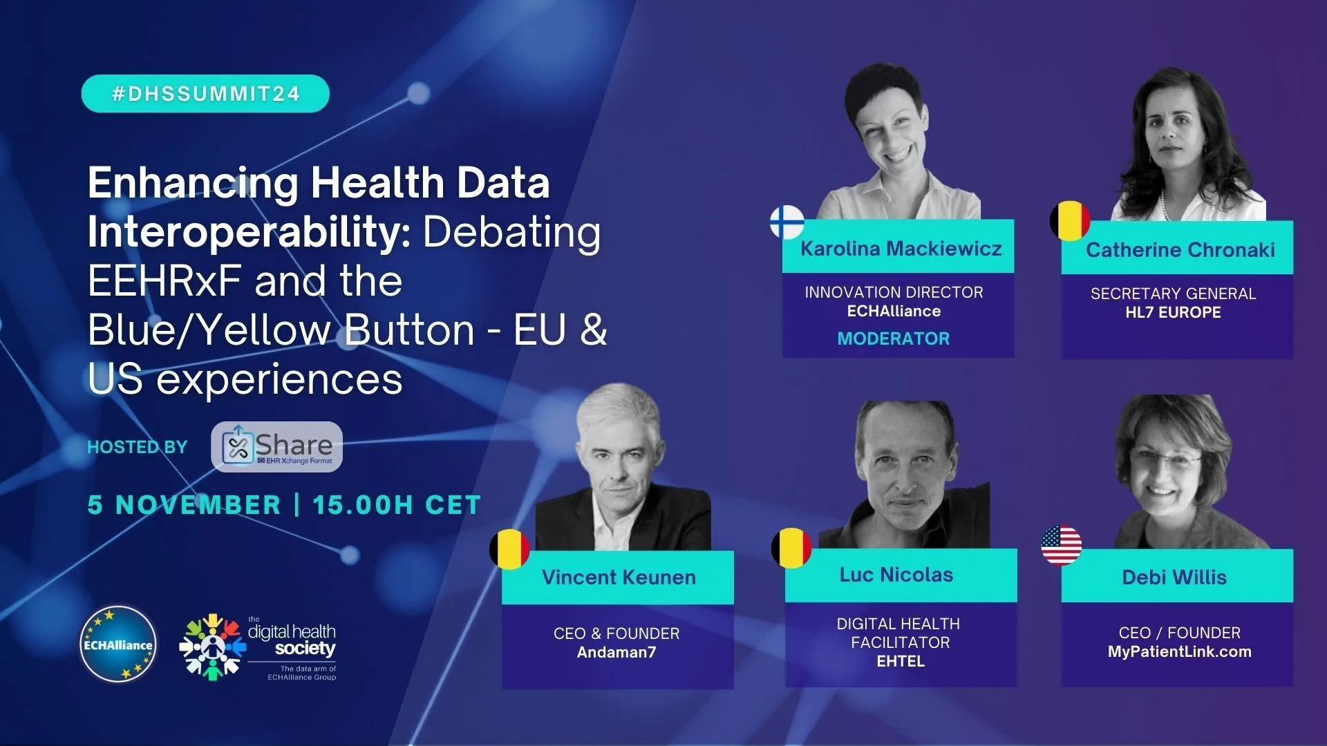 Enhancing Health Data Interoperability: Debating EEHRxF and the Blue/Yellow Button - EU & US Experiences