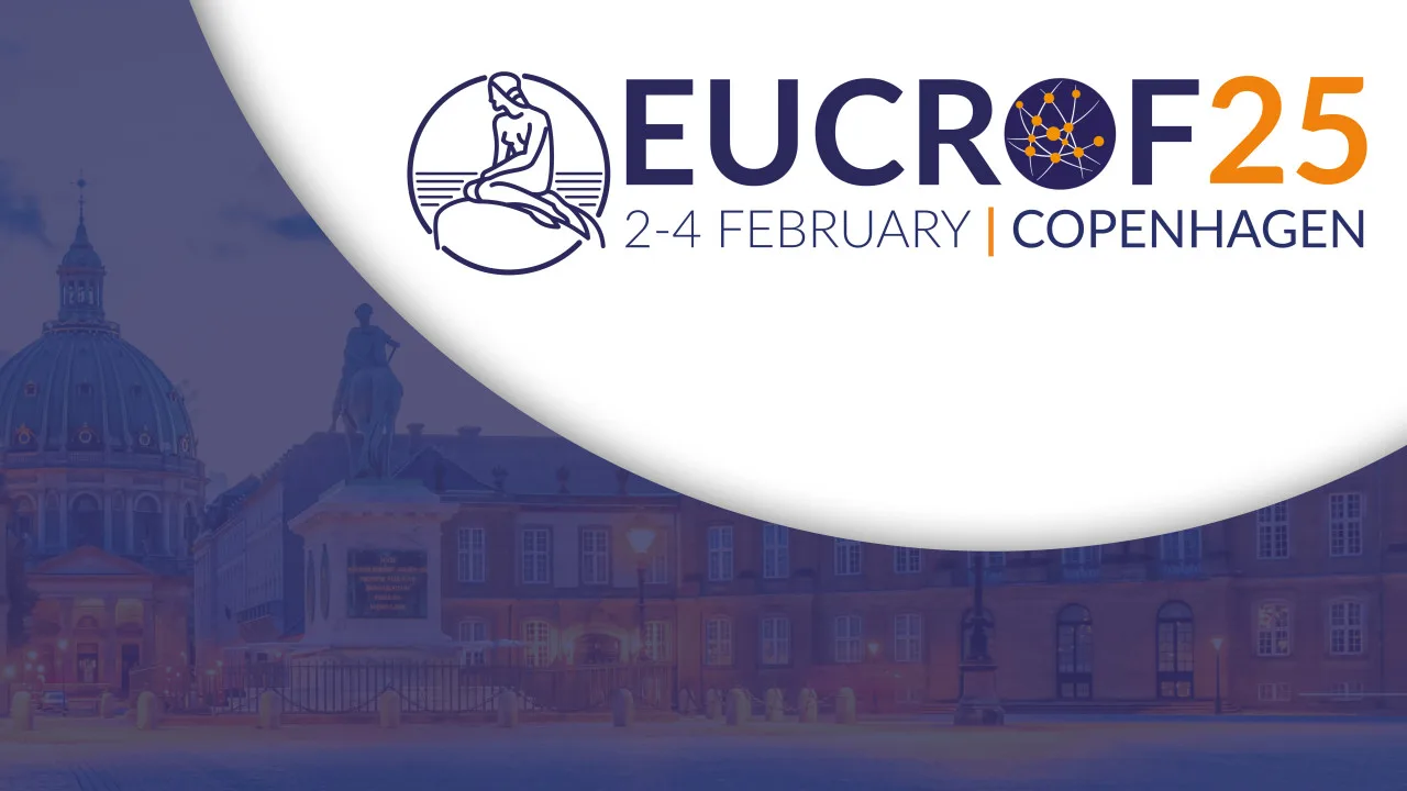 Logo of EUCROF25, the European Clinical Research Conference held in Copenhagen from 2 to 4 February